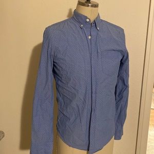 American eagle polka dot button down